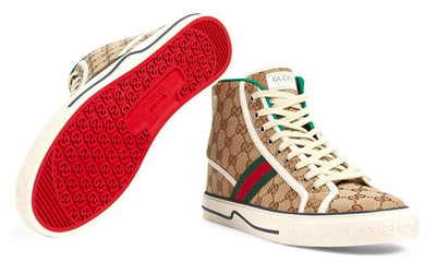Gucci Tennis 1977 High 'Beige Ebony'