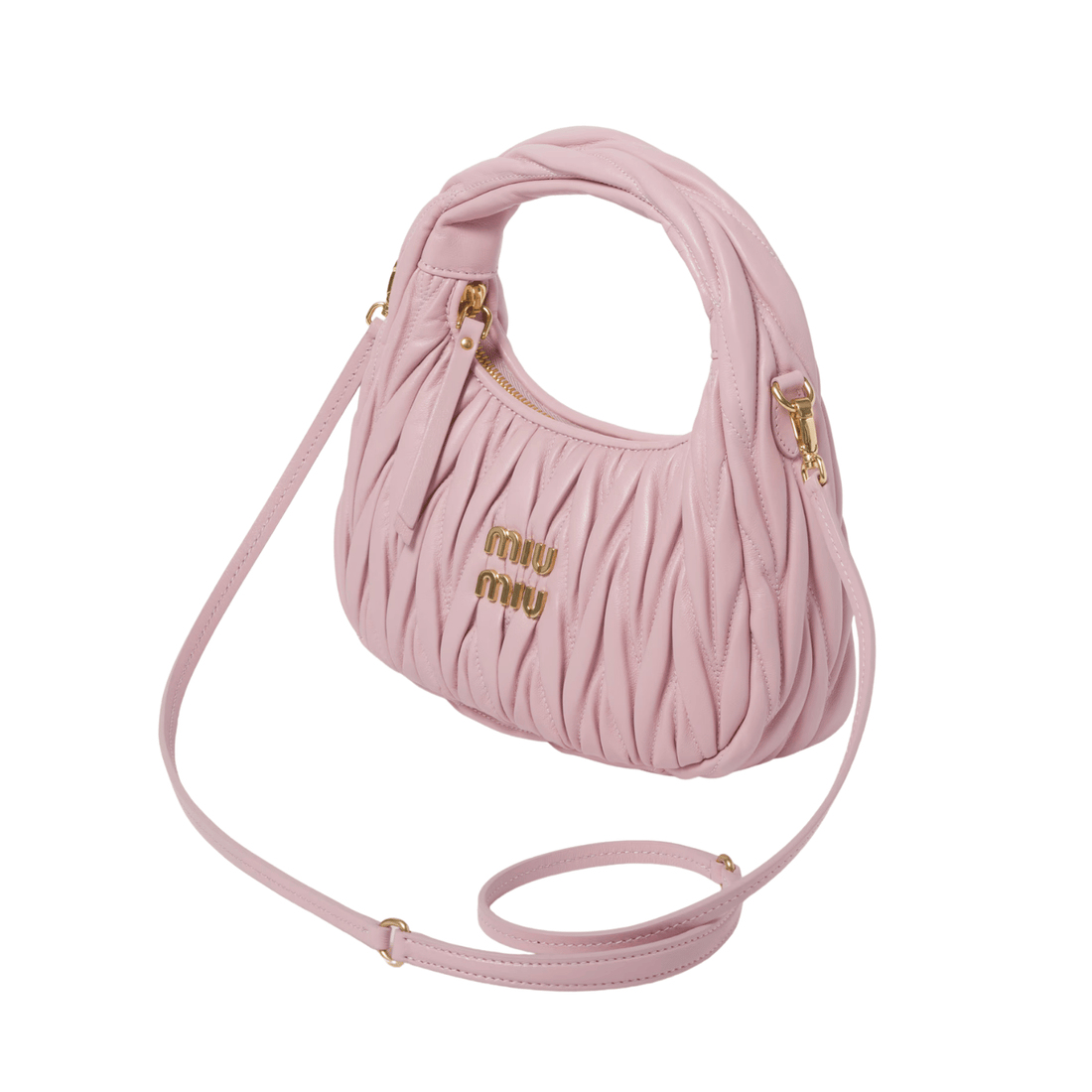 Miu Miu | Wander Matelassé Tote Bag Pink