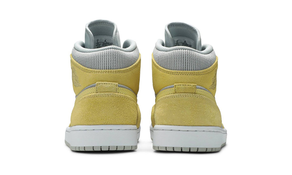 Air Jordan 1 Mid SE "Tan Grey Lemon Wash Yellow"