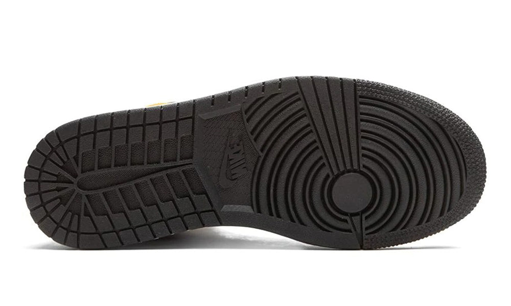 Air Jordan 1 Mid "Perforated - White University Gold"