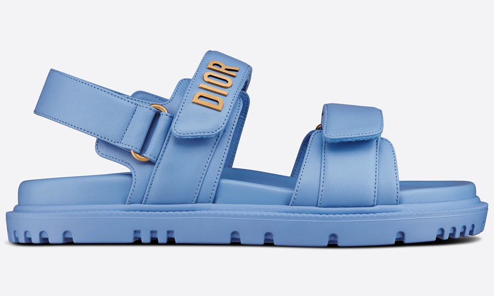 DIOR Sandal "Cornflower Blue Lambskin"