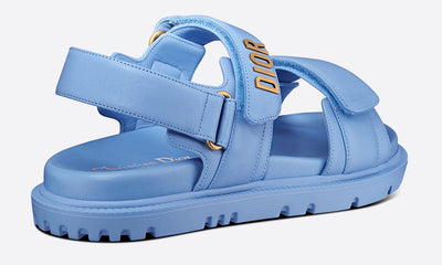 DIOR Sandal "Cornflower Blue Lambskin"
