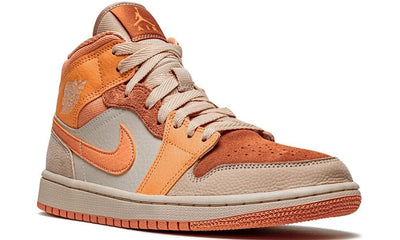 Air Jordan 1 Mid sneakers "Orange - leather/rubber"