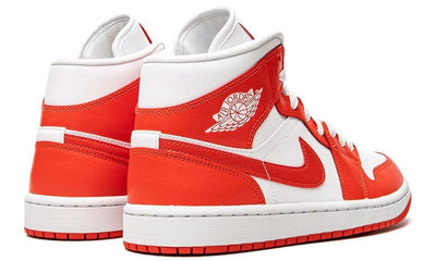 Air Jordan 1 Mid "White Habanero Red"
