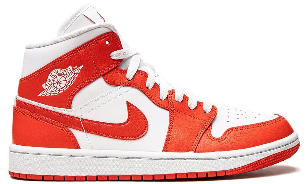 Air Jordan 1 Mid "White Habanero Red"
