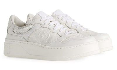 Gucci Leather Monogram Sneakers