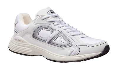 Dior B30 White Mesh And Technical Fabric Low Top Sneakers