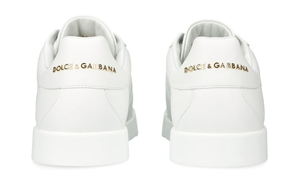 Dolce & Gabbana Leather Portofino Buckle "White"