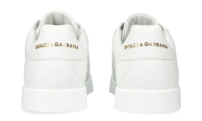 Dolce & Gabbana Leather Portofino Buckle "White"