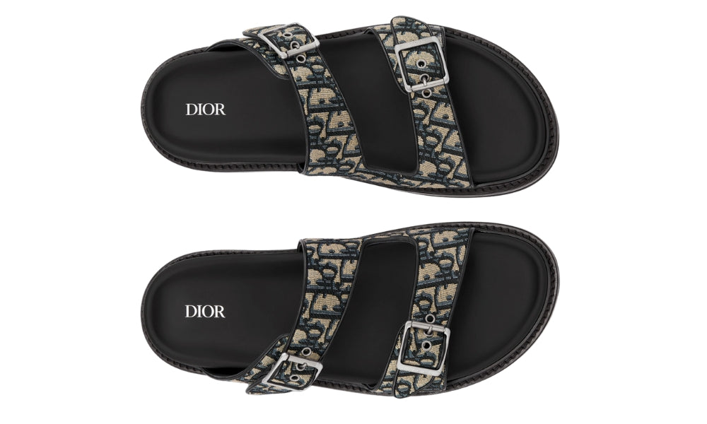 Dior Aqua Sandal "Beige and black"