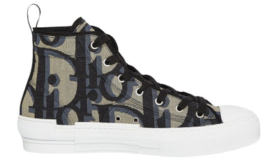 Dior B23 High 'Maxi Dior Oblique - Beige Black'