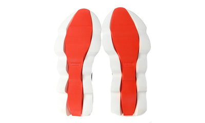 HERMES Technical Canvas Goatskin Mens Eclair Sneaker