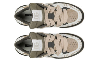 Dolce & Gabbana New Roma panelled 'white/khaki/beige'