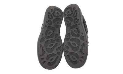 Alexander McQueen oversized Black Crystal Embellished Leather Oversized Sneakers