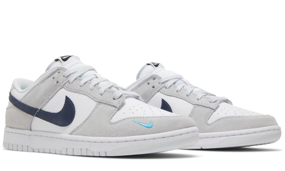 Nike Dunk Low 'Mini Swoosh - Football Grey Midnight Navy'