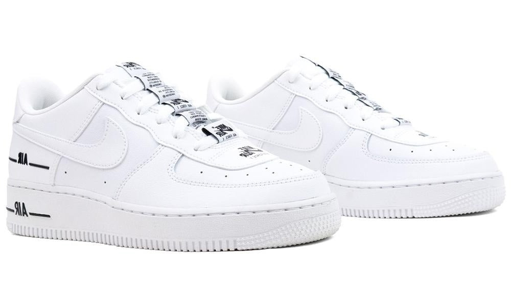 Air Jordan 1 Double Air Low White Black (GS)