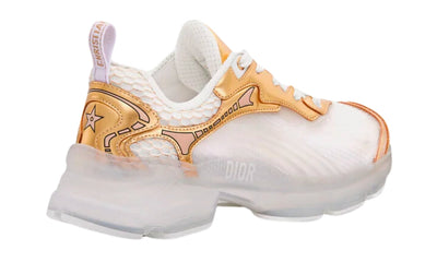 Dior Vibe Sneaker "White Mesh and Gold-Tone"