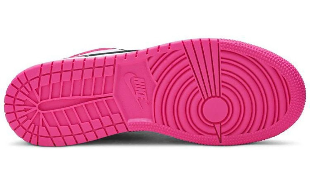 Air Jordan 1 Low SE GS 'Black Active Fuchsia'