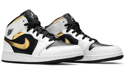 Air Jordan 1 Mid GS 'White Gold'