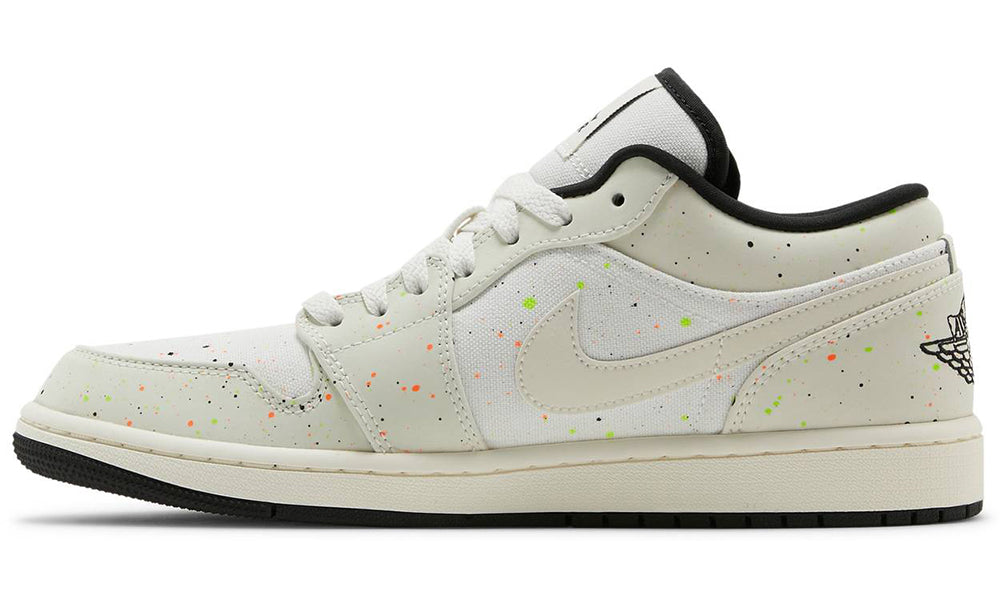 Air Jordan 1 Low 'Brushstroke Swoosh - Paint Splatter'