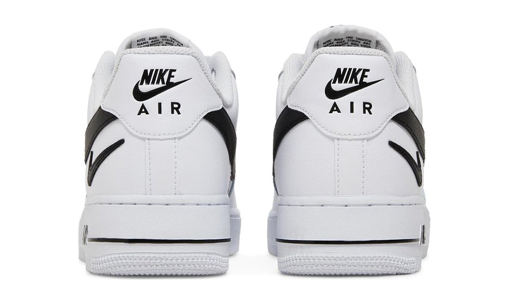 Air Force 1 '07 'Cut Out Swoosh - White Black'