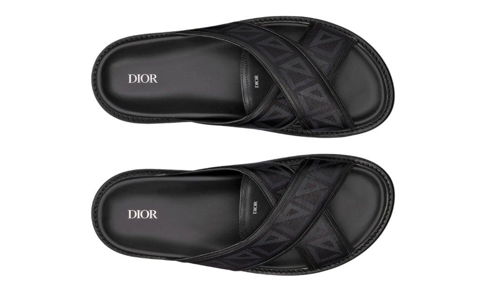 Dior Aqua Sandal 'CD Diamond - Black'