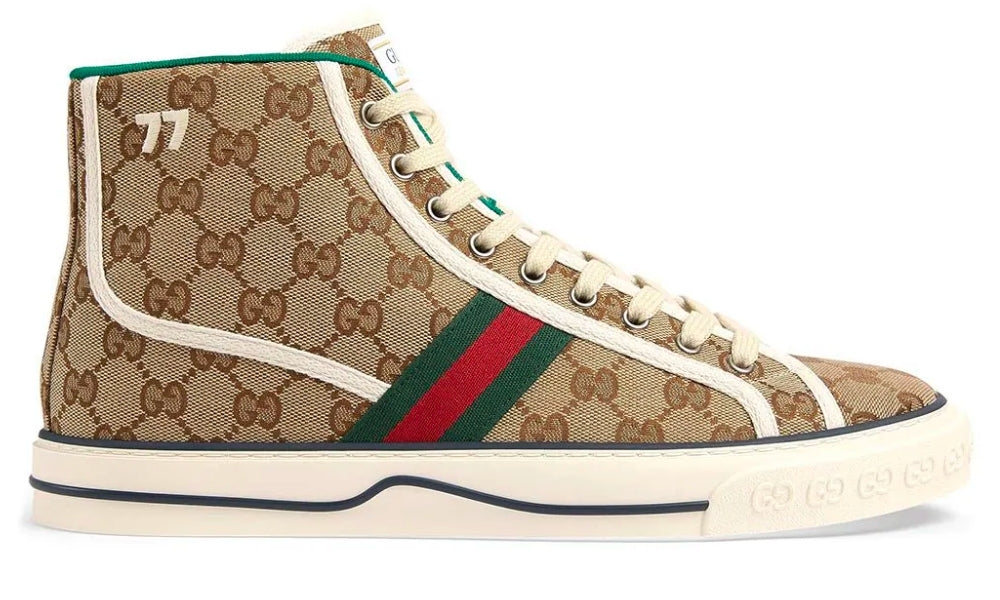 Gucci Tennis 1977 High 'Beige Ebony'