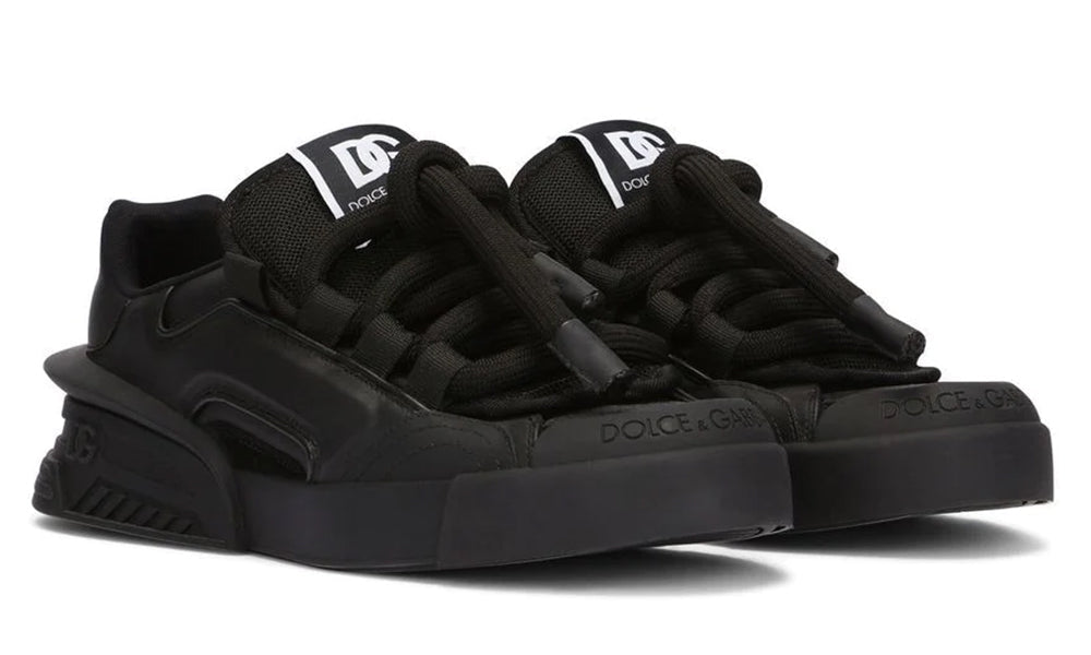 Dolce & Gabbana Black Portofino Sneakers