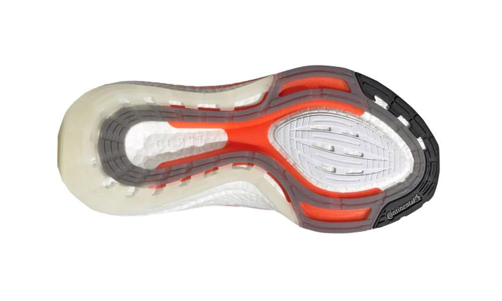 Adidas Ultraboost 21 "White - Solar Red - Gold Met"