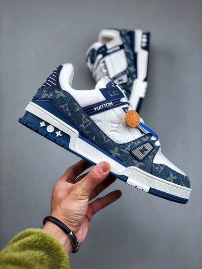 Louis Vuitton Blue White Trainer
