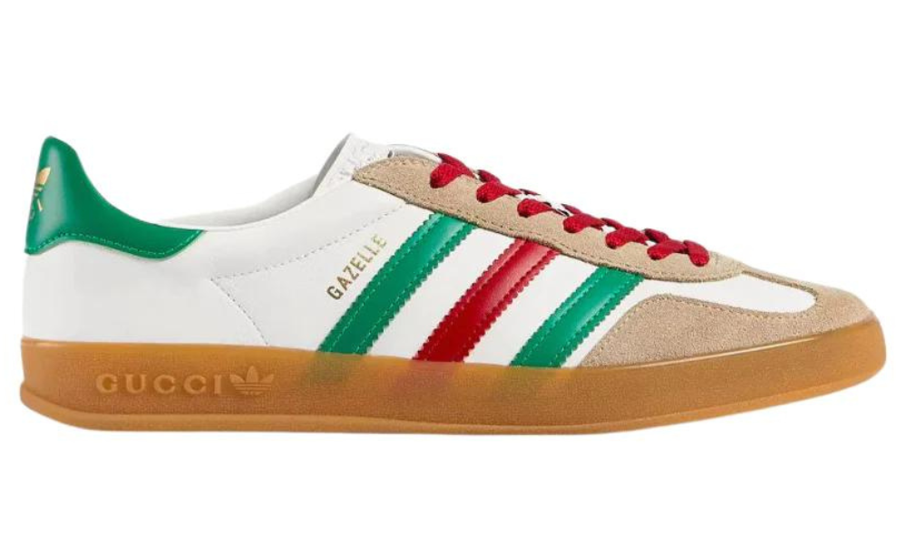 Adidas x GUCCI Gazelle  'White Green Red'