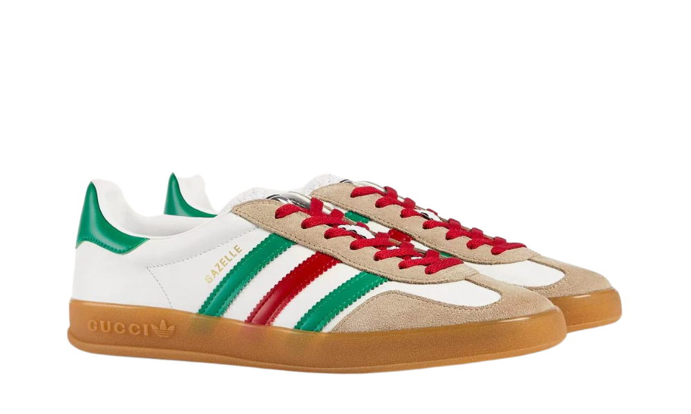 Adidas x GUCCI Gazelle  'White Green Red'
