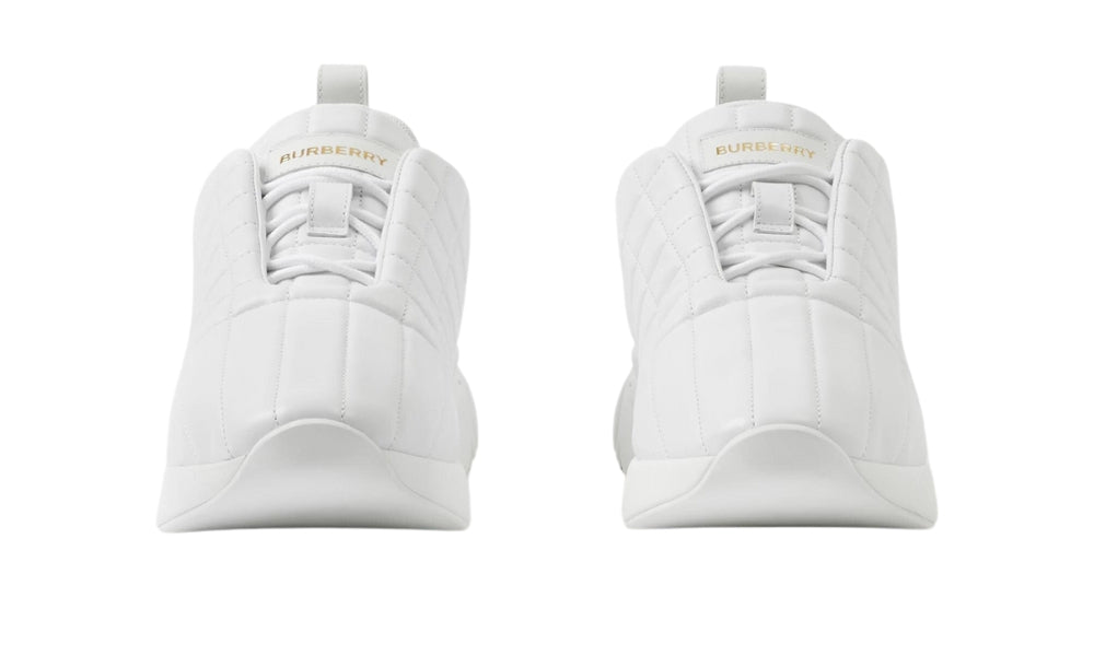 Burberry Quilted Leather Classic Sneakers 'White'