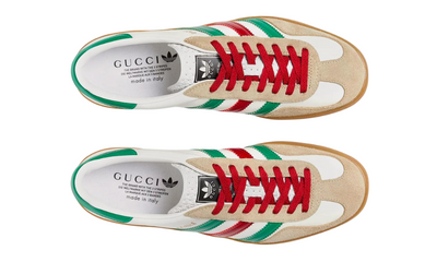 Adidas x GUCCI Gazelle  'White Green Red'