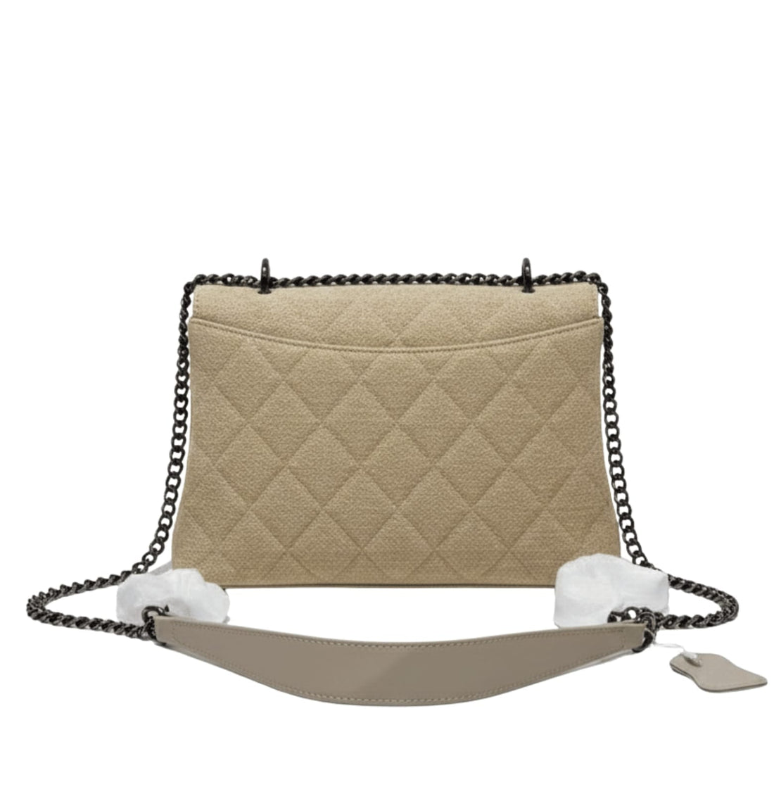 Chanel | Flap Bag With A Chain Strap In An Iced Coffee Color, Featuring