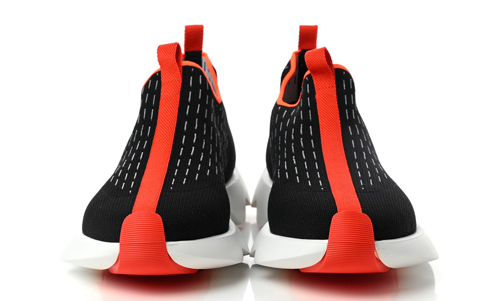 HERMES Technical Canvas Goatskin Mens Eclair Sneaker