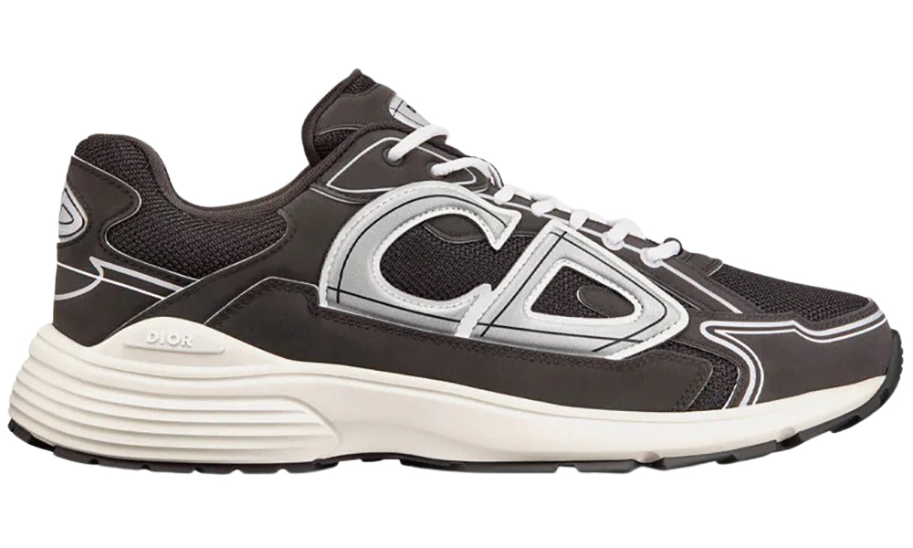 Dior B30 Black Mesh And Technical Fabric Low Top Sneakers