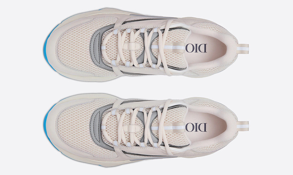 Dior B22 Cream Technical Mesh and Smooth Calfskin