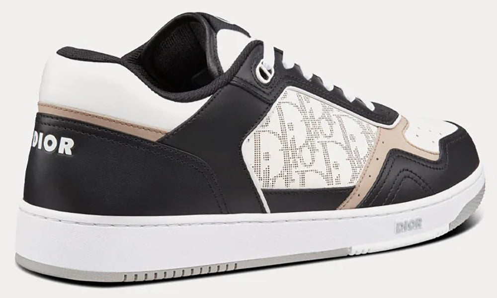 Dior B27 Black, White And Beige Low Top Sneakers