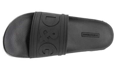 Dolce & Gabbana embossed logo slides