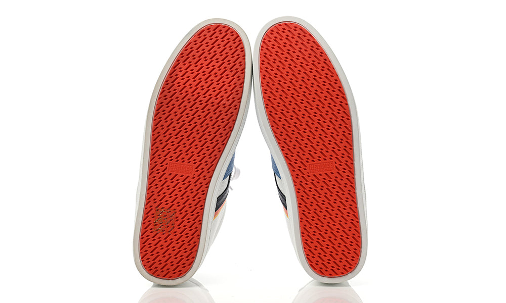 HERMES Boomerang Sneakers "Bleu Allure Multicolor"