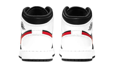 Air Jordan 1 Mid Black Chile Red White