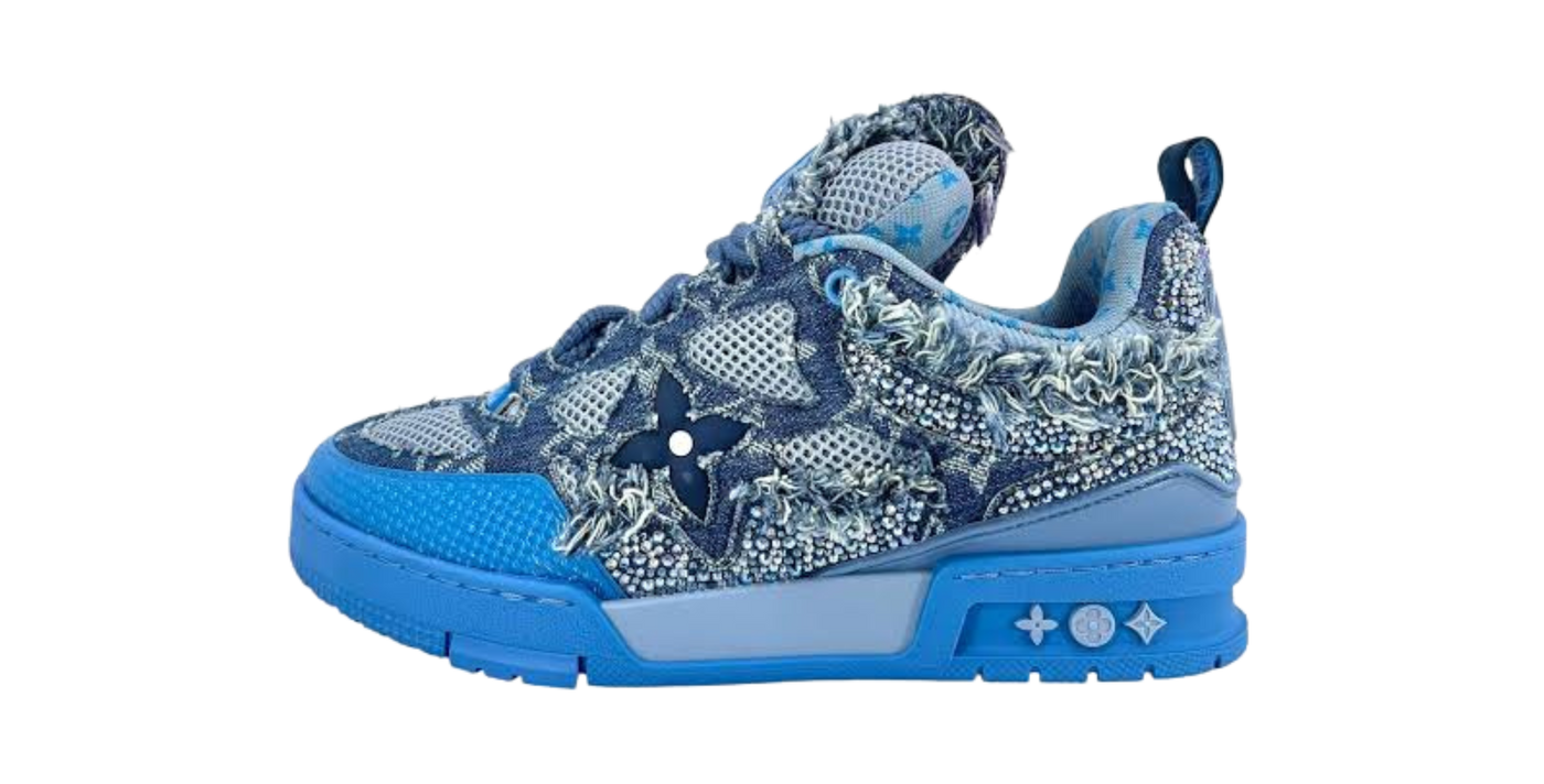 Louis Vuitton Skate Crystal – Blue Swarovski Monogram